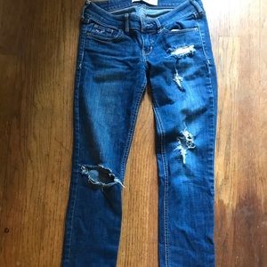 Hollister ripped jeans
